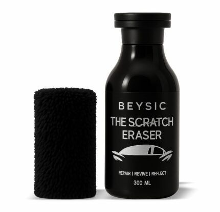 BEYSIC Car Scratch Remover | Professional Paint Restorer & Polishing Compound | Removes Scratches in 30 Seconds | With Microfiber Cloth | For All Vehicle & Car Colors | 300ML