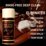 BEYSIC Car Care Interior Cleaner | Upholstery Foam Cleaning Spray for Leather Seats, Dashboard, Mats, Steering, and Roof Liners | Removes Tough Stains & Dirt | Polishes & Protects All Surfaces 400ML - Image 2