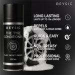 BEYSIC Car Tyre & Wheel Polish | India’s 1st Aerosol Based Conditioner | Ultra Shine & Wet Look Finish | UV Protection, Non-Greasy Silicone Formula | One-Step Rubber & Vinyl Protectant for Cars 300ML - Image 5