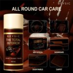 BEYSIC Car Care Interior Cleaner | Upholstery Foam Cleaning Spray for Leather Seats, Dashboard, Mats, Steering, and Roof Liners | Removes Tough Stains & Dirt | Polishes & Protects All Surfaces 400ML - Image 4