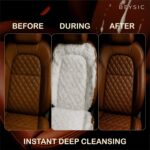 BEYSIC Car Care Interior Cleaner | Upholstery Foam Cleaning Spray for Leather Seats, Dashboard, Mats, Steering, and Roof Liners | Removes Tough Stains & Dirt | Polishes & Protects All Surfaces 400ML - Image 3